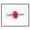 Image 1 : RICH RUBY DIAMOND RING OF 18K GOLD WAS $500 #1672139