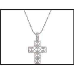 1WORLD CLASS DIAMOND CROSS PENDANT WAS $675 #1672163