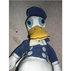 1940's Donald Duck Patern Cut Cotton Stuffed #1672229