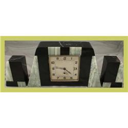 French Art Deco Garniture Mantle Clock #1672601