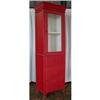 Image 1 : ANTIQUE RED PAINT PRIMITIVE CABINET CUPBOARD #1673054