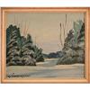 Image 1 : "Snow Covered Evergreens" by a Canadian Artist #1685932