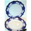 Image 1 : Two Flow Blue Egerton Dinner Plates #1686366