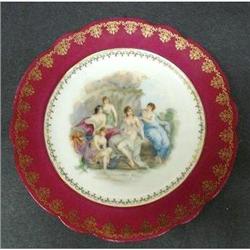 LOVELY  ANTIQUE PLATE - PRETTY LADIES #1700983