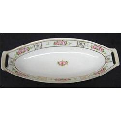 PINK ROSES GOLD GILT NIPPON  OVAL DISH  #1700989