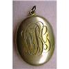 Image 1 : VICTORIAN OVAL LOCKET - MONOGRAM *W-S-B-G #1701000