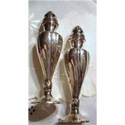 Art Nouveau SILVER SALT&PEPPER SHAKERS #1701006