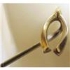 Image 1 : VICTORIAN 9k  GOLD STICKPIN - HORSE SHOE #1701182