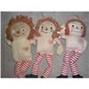 Image 1 : 3 Georgene Raggedy Ann Dolls #1701374