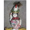 Image 1 : 12" Yarn Cloth Lady W/ Chicken Doll #1701412