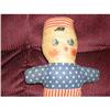 Image 1 : 13" Straw Stuffed Flag  Cloth Doll #1701500