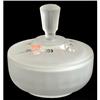 Image 1 : NMV Satin Depression Glass Powder Jar #1701705