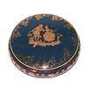 Image 1 : Limodg Cobalt Blue with Gold Powder Jar #1701916