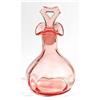 Image 1 : Pink Depression Glass Perfume Bottle or Cruet #1701923