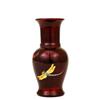 Image 1 : Old Japanese Red Lacquer Porcelain Vase #1702030