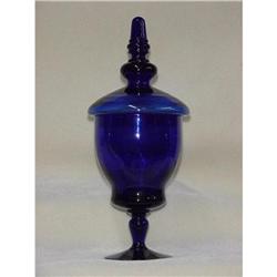 Cobalt Blue Covered Dish  #1702064