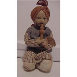 Doll Cloth Snake Charmer from India #1702094