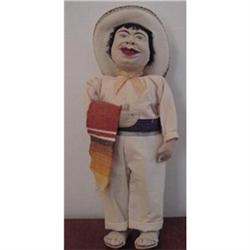Doll Cloth Mexico Old Man 1950s #1702098