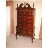 Image 1 : Mahogany Chippendale Highboy  #1719528