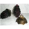 Image 1 : DARK AMETHYST GRAPE BODY, BRONZE LEAF SHAPED #1719584