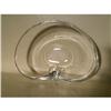 Image 1 : SIGNED STEUBEN CRYSTAL BOWL-MODERNIST HANDLE #1719590