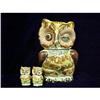 Image 1 : Shawnee Winking Owl Cookie Jar and Salt and #1720007