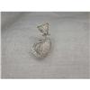 Stunning 14K WG White Gold Diamond Cat Brooch #1720131