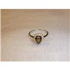 Estate 14K WG Gold Tear Pear 1 CT Sapphire Ring#1720138