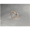 Rare Estate 14K YG Gold Diamond B Initial Ring #1720145