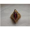 Estate 14K Gold Filigree Handmade Marquise Ring#1720146