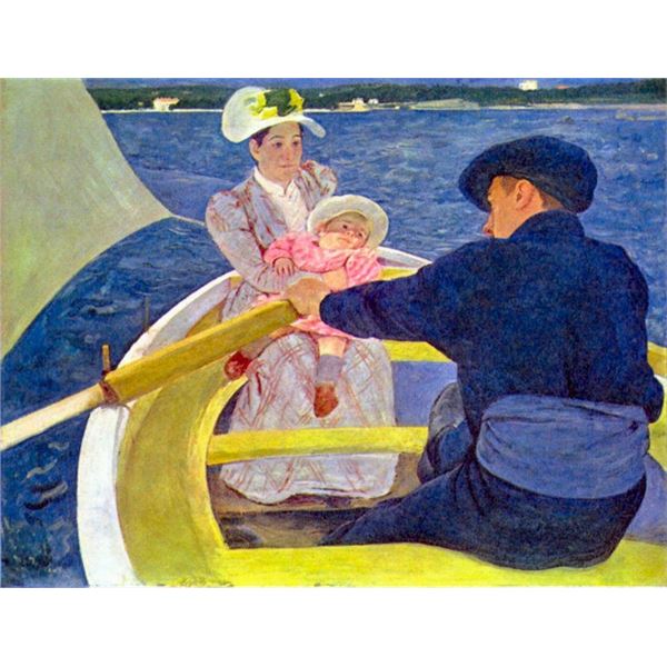 Mary Cassatt - The Boat Travel