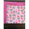Image 2 : Set of three  reversible fleece baby blankets