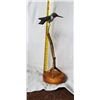 Image 1 : Hand carved and painted hummingbird