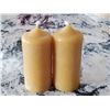 Image 1 : Hand crafted bees wax pillar candles