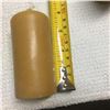 Image 3 : Hand crafted bees wax pillar candles