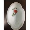 Image 5 : Vintage Milkglass snack set Rose design