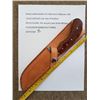Image 3 : Handcrafted steel knife with handstitched leather case