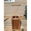 Image 3 : Red Cedar Planter  and Red Cedar Fan Trellis