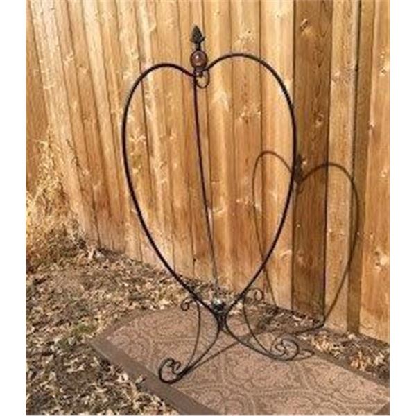 Metal Plant Stand 40" tall for a hanging basket