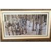 Image 3 : Framed  picture of white tiger in forest 24 X40"