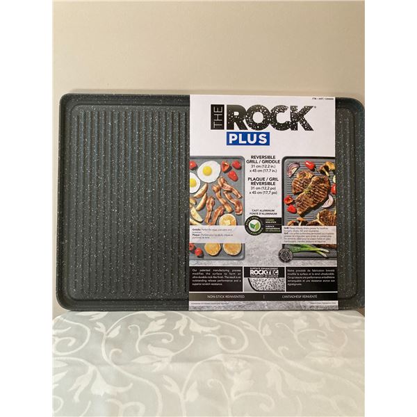 The Rock Plus reversible grill/griddle 12.2" X 17.7"
