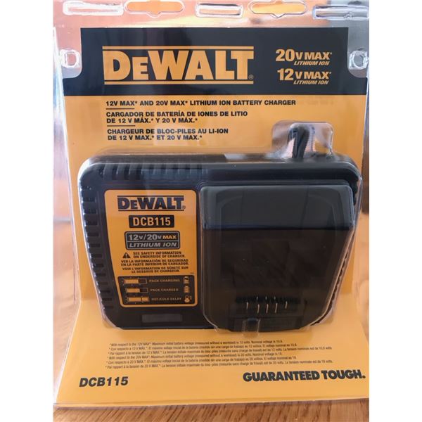 DEWALT DCB115 12/20V max Lithium Ion Battery Charger