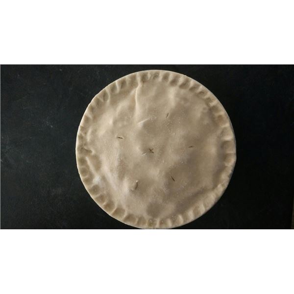 2 Freshly homemade 9"  frozen unbaked Honeywood apple pies