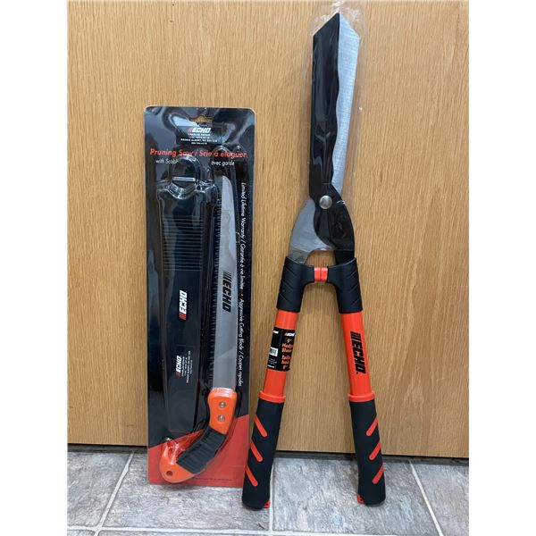 Echo Pruning Saw with Scabbard and 1 pair 9" Hedge Shears