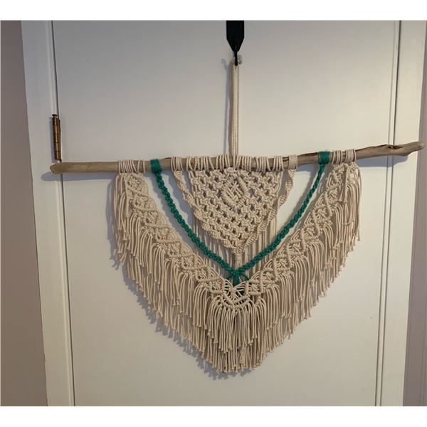 Macrame Wall hanging  approx 2' X 2'  Cotton jute cord