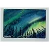 Image 2 : "Northern Lights Collection" Set of 5 watercolor cards