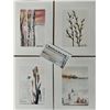 Image 1 : "Nature Collection" set of 4 watercolor cards