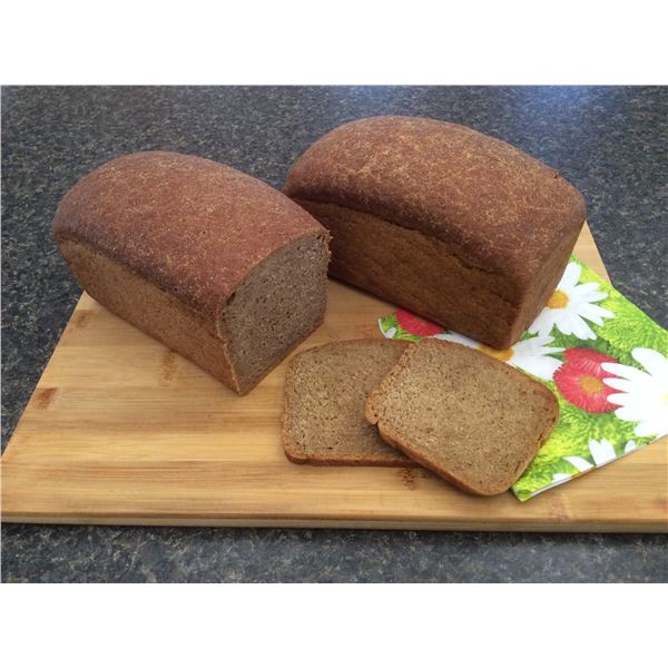 2 Loaves Dark Danish Rye Bread