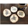 Image 1 : Laser Engraved Positive Message  poplar wood coasters