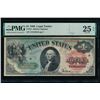 Image 1 : 1869 $1 Legal Tender Note PMG 25EPQ